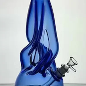 Sky Blue Twist KA-Bong | Hand Blown Glass Bong | 1