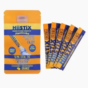HiiSTiX | Orange | Beverage Enhancer | 50mg | 5 Pack