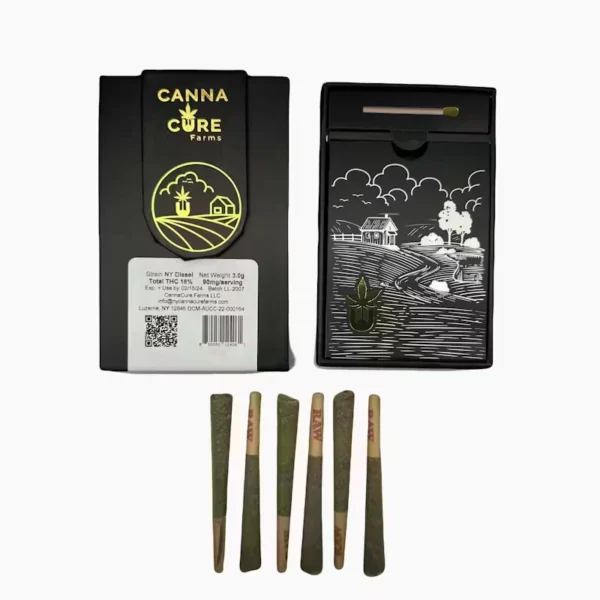 Canna Cure Farm - GG4 6pk Pre-roll .5g ( Indica ) 20% 1/2 g