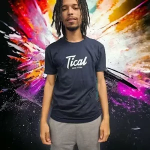 Tical - Navy and white Tee Shirt (2XL)