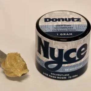Nyce | Donutz | Cold Cure Live Rosin | Concentrate | Hybrid 1g