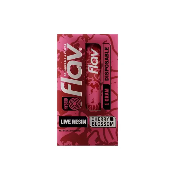 Flav - Live Resin Disposable - 1.0g - Cherry Blossom