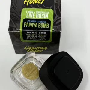 Hashtag Honey - Papaya Bomb Live Rosin 1g