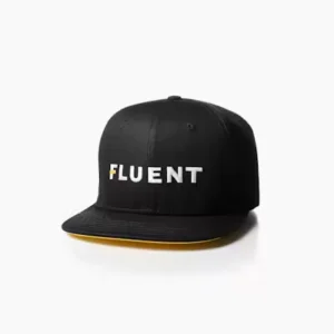 FLUENT Snapback Hat - Black