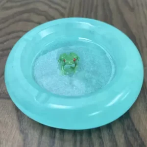 A Piece of Keeks - Round Resin Frog Tray