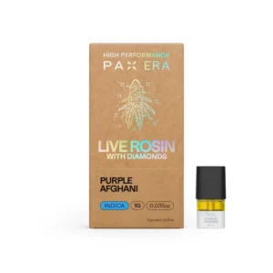 Live Rosin with Diamonds - Purple Afghani 1g