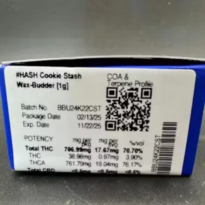 #Hash - Cookie Stash - Wax Budder- 1G