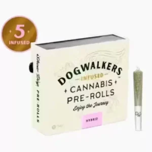 Dogwalkers | Infused Pre-Rolls | Slapz (Hybrid) - Stay | .45g x 5ct | 2.25g