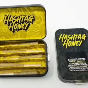 Hashtag Honey - Lava Crumble - Diamond Infused Pre-rolls 5pk x (0.5g) 2.5 g