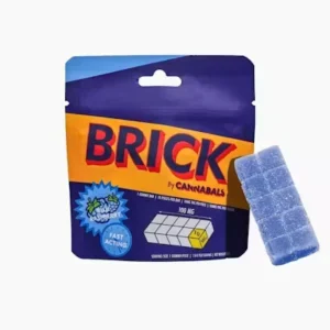 Cannabals 'Brick' | Blue Raspberry | 100mg | Fast-Acting Gummies