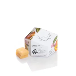 Peach 2:1 CBD + Hybrid Enhanced Gummies 100:50mg