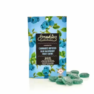 Blue Raspberry Fruit Chews, 100 mg - CO