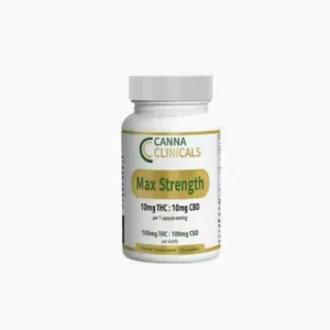 Max Strength Capsules 1:1 THC:CBD - 10pk